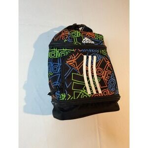 Adidas Excel 2 Insulated Lunch Bag Onix Multi Collage  Logo Print